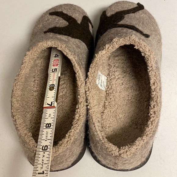 L. L. Bean Wool Dog Themed Daybreak Scuffs Mule Slippers Size 6 - Picture 11 of 17